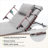Bed Backrest Electric Adjustable, Neutral Gray Foam, 300 lbs Weight Capacity With Remote Control for Home Hospital Care