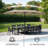 Kozyard 15 FT Double-Sided Rectangular Patio Umbrella, Base Included, Crank Lift Outdoor Patio Umbrella with UV Protection for Backyard, Pool & Garden Beige-62007406