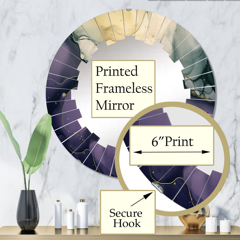 Miroir Coquilla, 32 po x 32 po