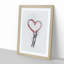 Holding on to Love in Abstract - Picture Frame Graphic Art Print-55763003-55762999
