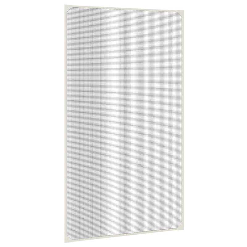 vidaXL Insect Screen, Fiberglass, Polyethylene, White, 31.5in W x 55.12in D