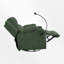 Fauteuil inclinable électrique pivotant avec massage et chauffage, support pour téléphone, porte-gobelet et rangement-584815429