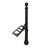 Berkshire Aluminum Post Mounted Mailbox with Magnetic Closure