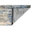 Abstract Area Rug in Ivory/Light Blue
