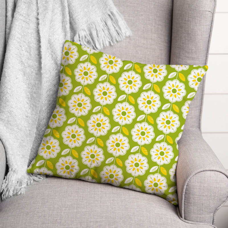 Floral Throw Pillow