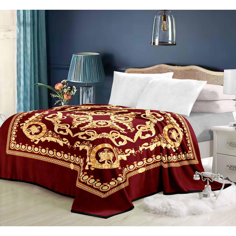 Weighted Heated Throw Blanket, Maroon