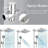 Shower Head Combo 10Inch High Pressure Rain Shower Head with 11 Inch Adjustable Extension Arm and 3 Settings Handheld Shower Head Combo with Long Hose-114182455