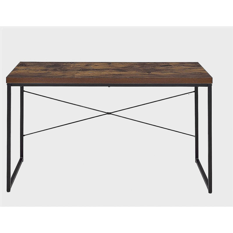 Bureau d'écriture de style industriel 1pc, Chêne