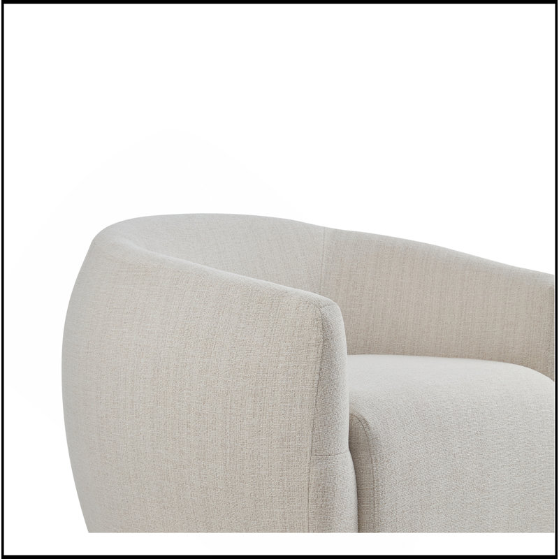 360 Degree Swivel Chair, Off White