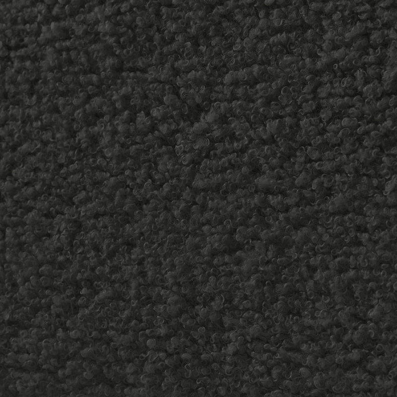 91,7 po noir avec console, porte-gobelet et rangement, porte-tissu de conception moderne pour appartement, salon, confortable