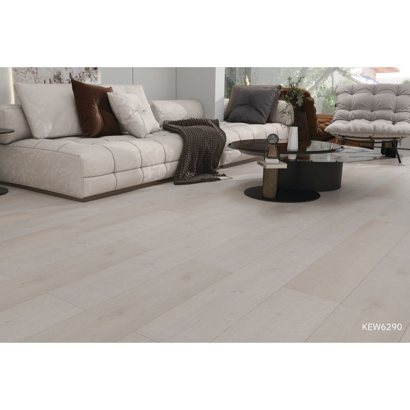 Plancher de luxe en vinyle imperméable avec couche d'usure 20 mil - 6,5 mm avec sous-couche attachée