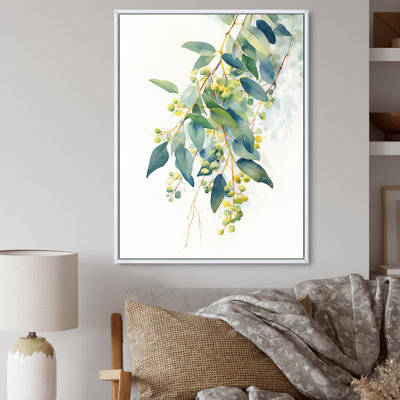 «Green Green Minimalisme Eucalyptus Essence IV» sur toile