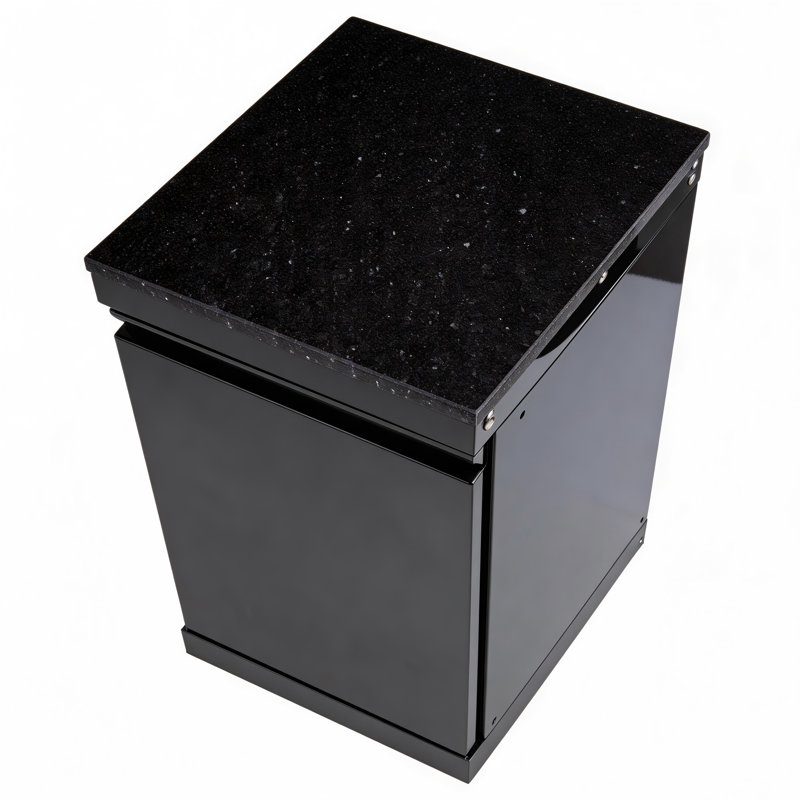 Single Door Storage Locker Outdoor Kitchen Islands Black