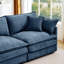 Modular Sectional Sofa, Upholstered Couch For Living Room, 3-Seater Couch With Movable Ottoman-388292369