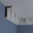 Endurathane Dentil With Bead Crown Moulding, 5 3/4"H x 3 7/8"P x 6 3/4"F x 94 1/2"L, (10 5/8" Repeat), Factory Primed