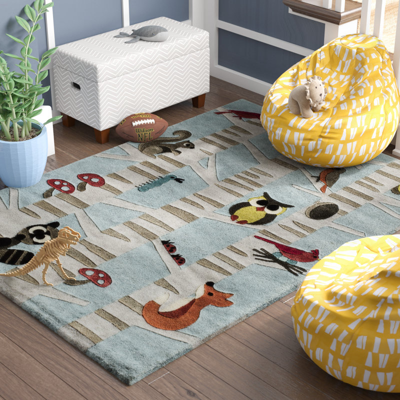 Tapis pour enfants Cecelia, Rectangle 8 pi x 10 pi