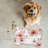 Soft Floral Patterns - 1 Piece Bone Shape Feeding Mat