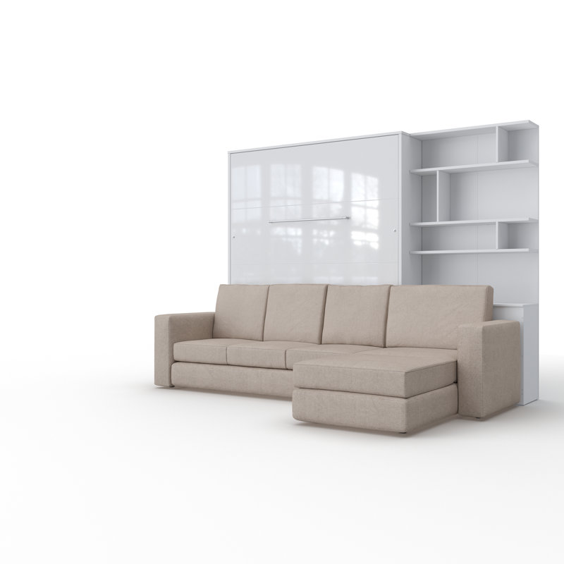 Aubri Upholstered EU Kingsize - 160 X 200 Cm Bed, White