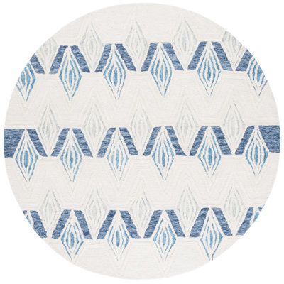 Metro Hand Tufted Wool Pile Geometric Rug