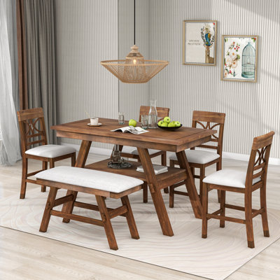 6 - Person Four Leg Dining Set