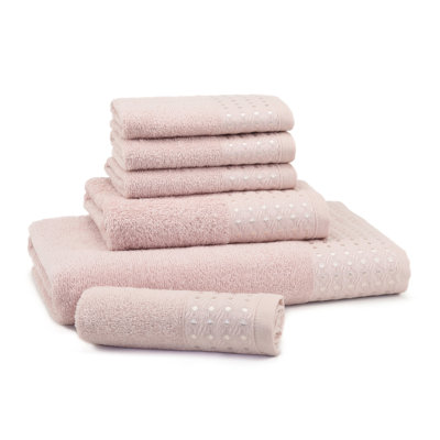 Fukumi 6 Piece Turkish Cotton Towel Set