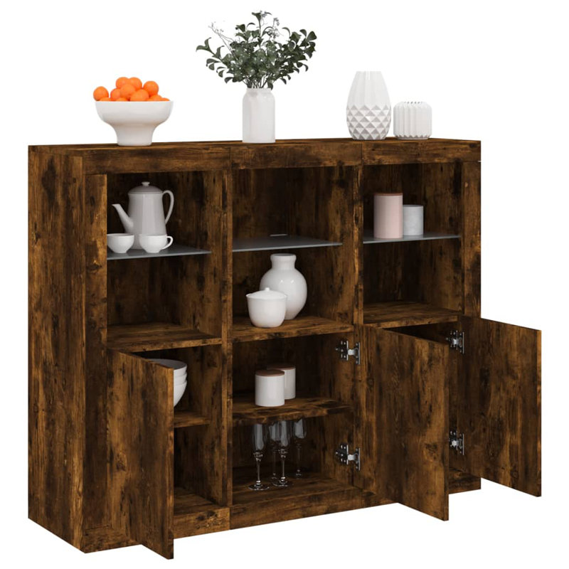 Azima 123cm Sideboard, Smoked Oak