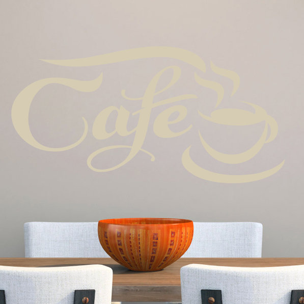 Adhésif décoratif café, Beige
