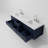 Castor 72" Wall-Mounted Double Bathroom Vanity Set-82339547-82339548