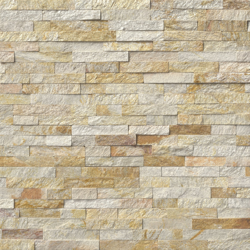 Stonecrest 6 in. x 18 in. Split Face Natural Stone Ledger Corner Wall Tile, Orinda Mesa