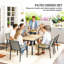 6 - Person Patio Dining Set with Rectangular Table