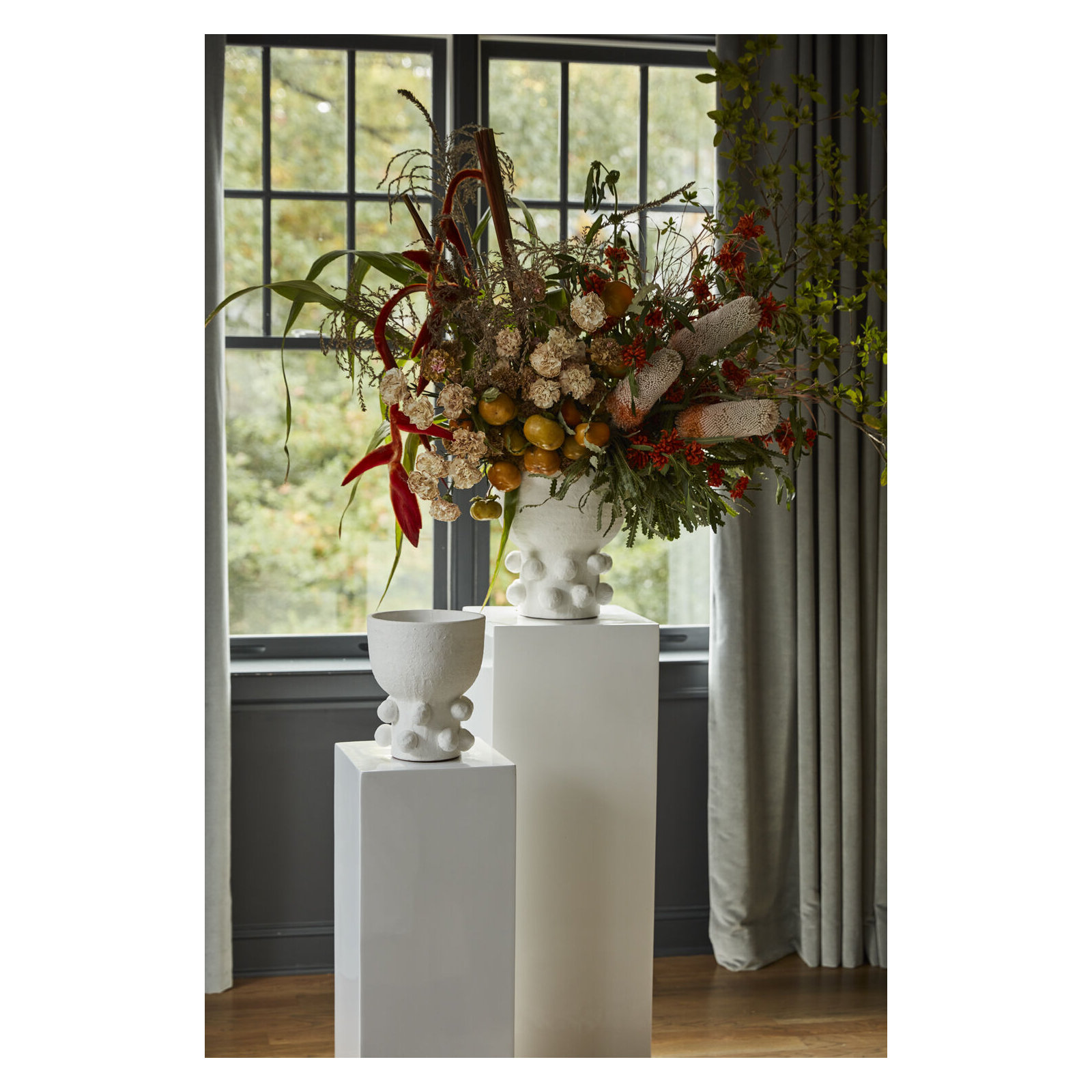 Dianne Footed Pot 8.25"x 10", 10" H x 8.25" W x 8.25" D