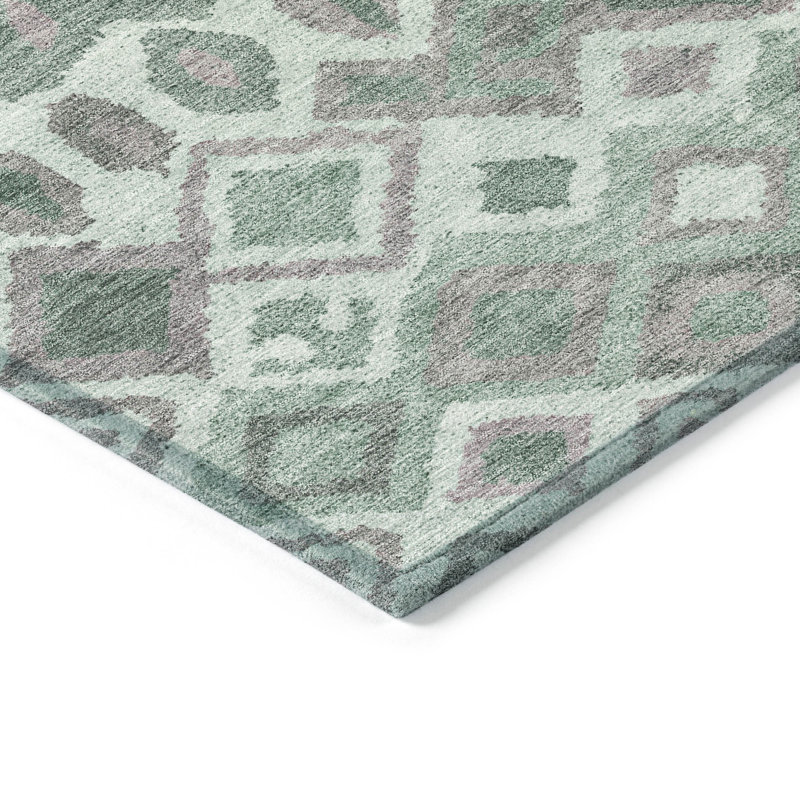 Machine Washable Indoor/Outdoor Matteson ACN2304 Casual Rug, Rectangle 10' x 14'