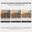 Buffet en bois de cerisier brun massif 55,12 po-122799166