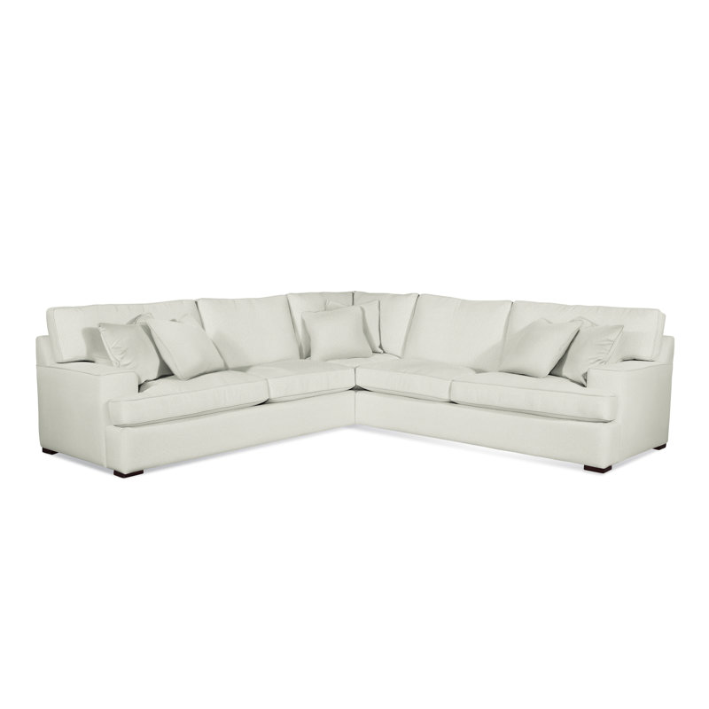 Canapé modulaire rembourré 3 pièces Sadie, Finition java, Performance beige; 0357-85