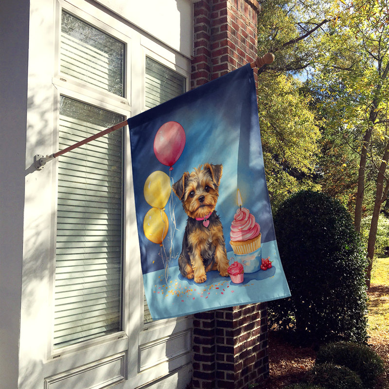 Drapeau «Happy Birthday House», Yorkipoo