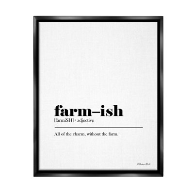 "Farm-ish Funny Définition" par Susan Ball sur toile