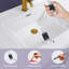 Comptoir de meuble-lavabo double 60 po avec lavabo et comptoir blanc