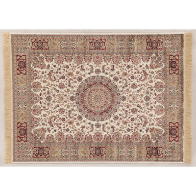 Fara Medallion Rectangle Oriental Area Rug Set