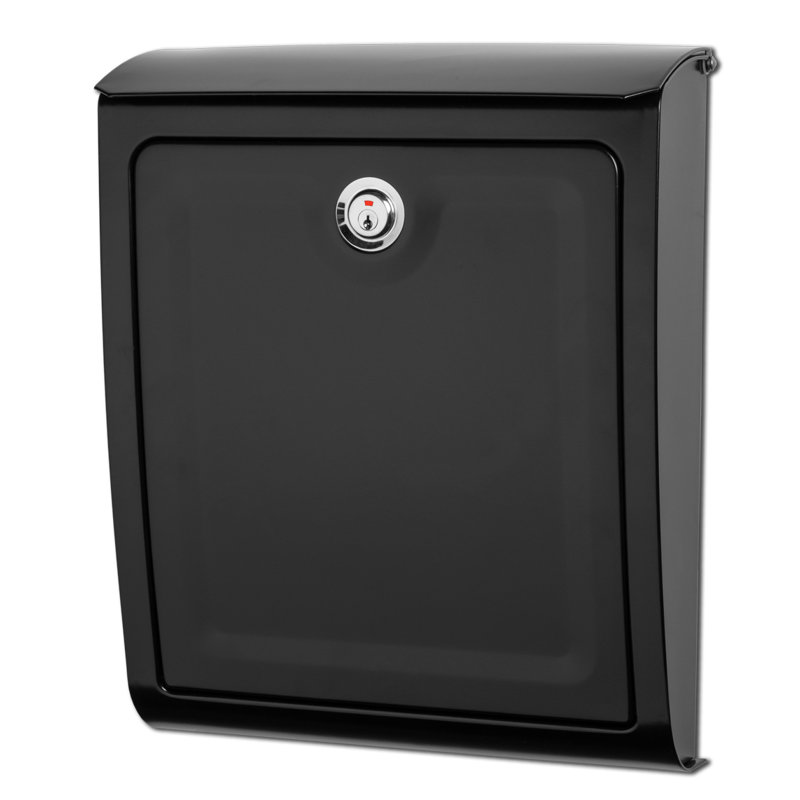 Sienna Locking Wall Mount Black, Black