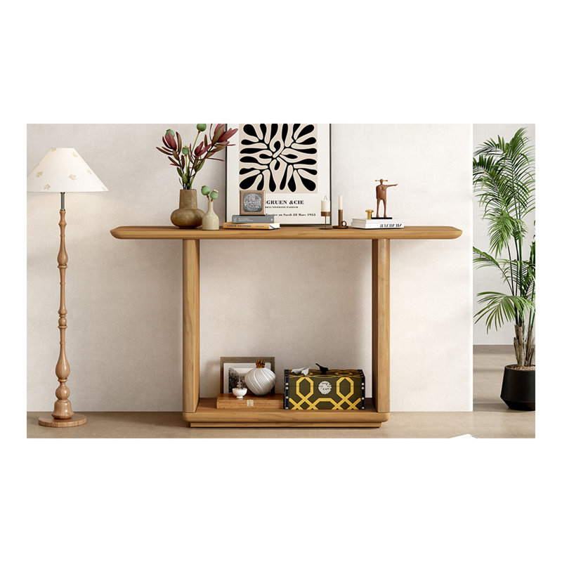 Console Mirod Elegant Minimalist, Brun