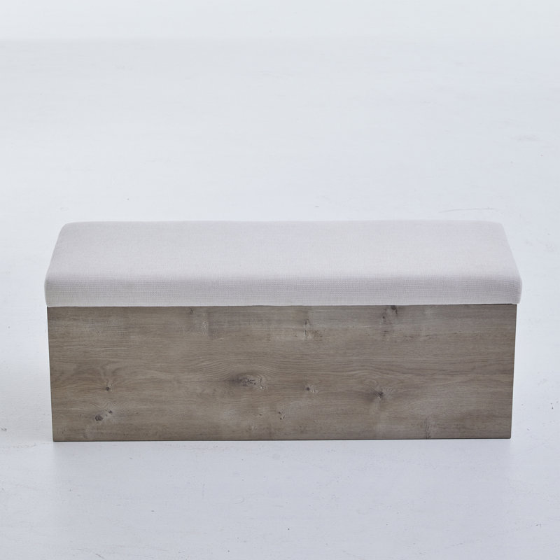 Banc de rangement rembourré Shelton