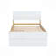 Cadre de lit simple moderne pour lit gigogne en chêne clair -142476012