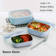 Stainless Steel Food Containers/Bento Lunch Box With Anti-Slip Exterior, Set Of 3, 470ML, 900ML,1.5L, Leakproof, BPA Free, Portion Contro