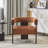 Melanney Modern Upholstered Fabric Accent Armchair-1221067327