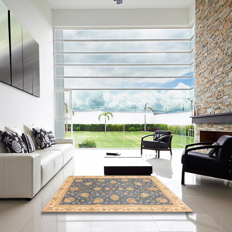 Tapis abstrait 4064, Carré 8 pi