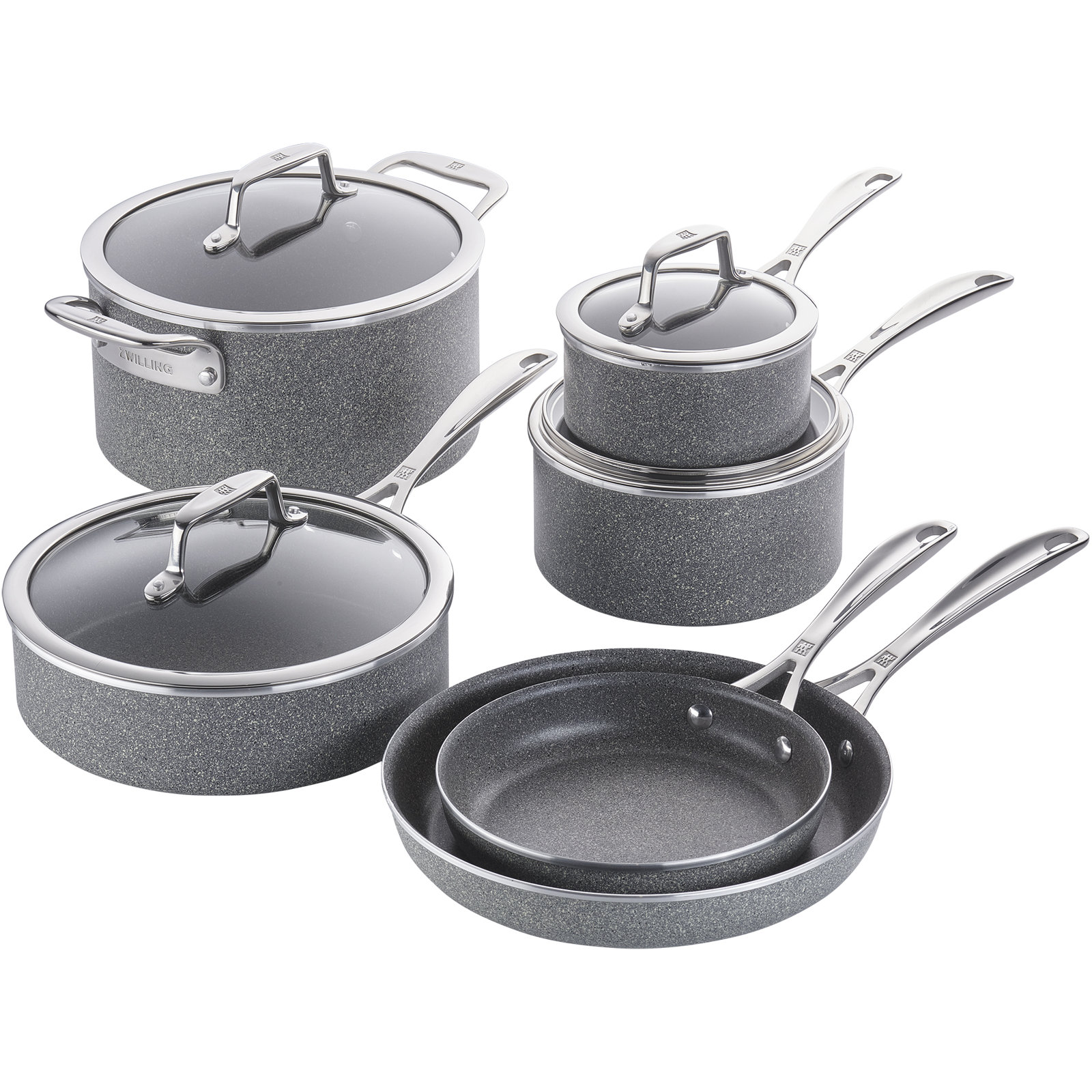 ZWILLING Vitale 10-pc Aluminum Nonstick Cookware Set - Thumbnail 2
