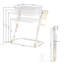 Table-plateau pliable ajustable avec porte-gobelet, 4 hauteurs et 3 angles Ebern Designs-359109006