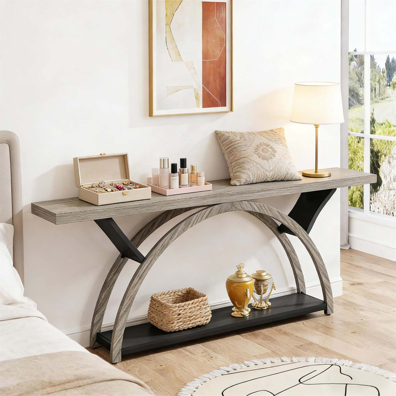 2-Tier Side Table,Entryway Table,Console Table
