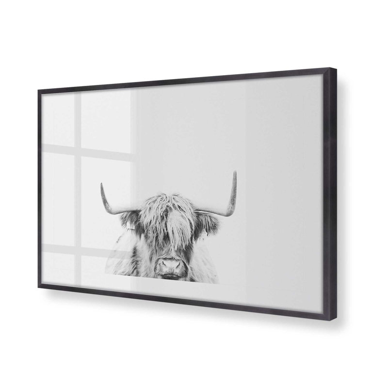 Imprimé Highland Pride, Cadre en zinc patiné, H 13,25 po x l 17,25 po x P 1,25 po