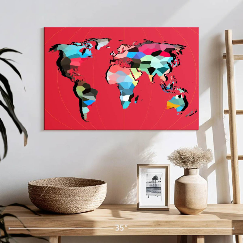 Map I, 16" H x 24" W
